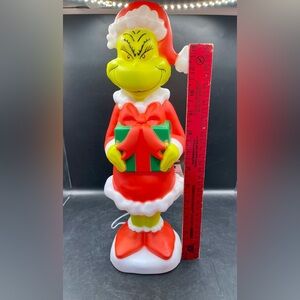 Dr. Seuss The Grinch Who Stole Christmas Grinch 14’’ Light Up Blow Mold New